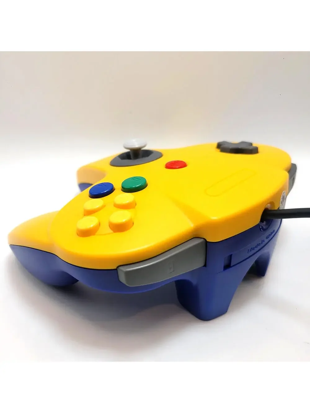 Nintendo 64 Wired Controller for N64 - TeknoGame® - Yellow & Blue - NEW IN BOX!